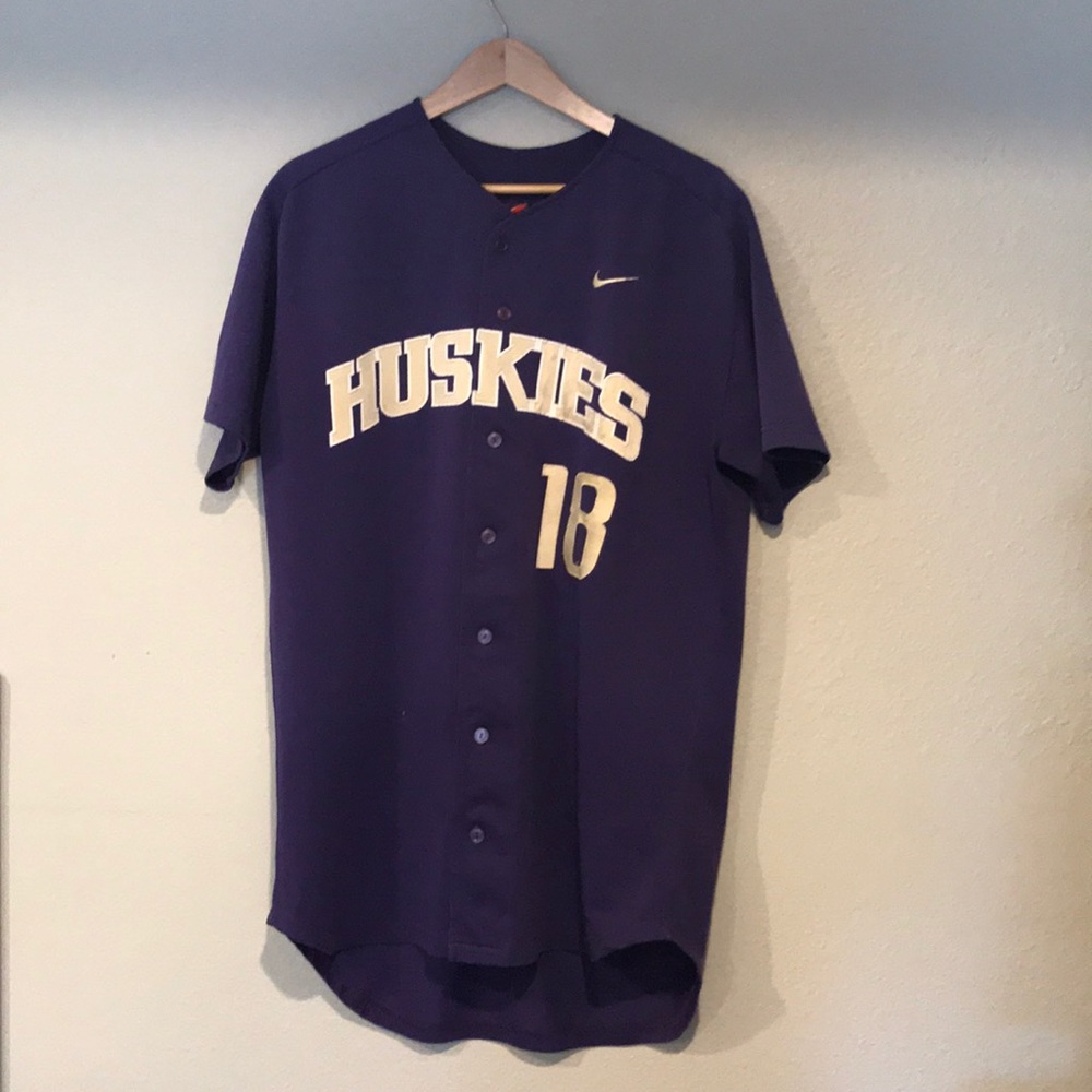 UW baseball jersey